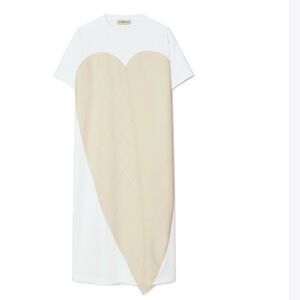 Tory Burch Heart Patch T-Shirt Dress.  Unique!